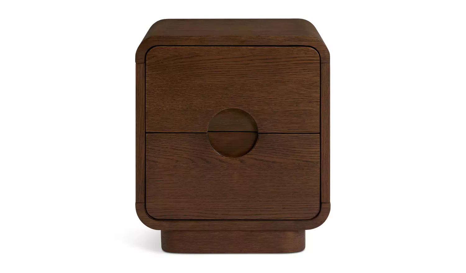 Habitat Adeje 2 Drawer Bedside Table - Walnut