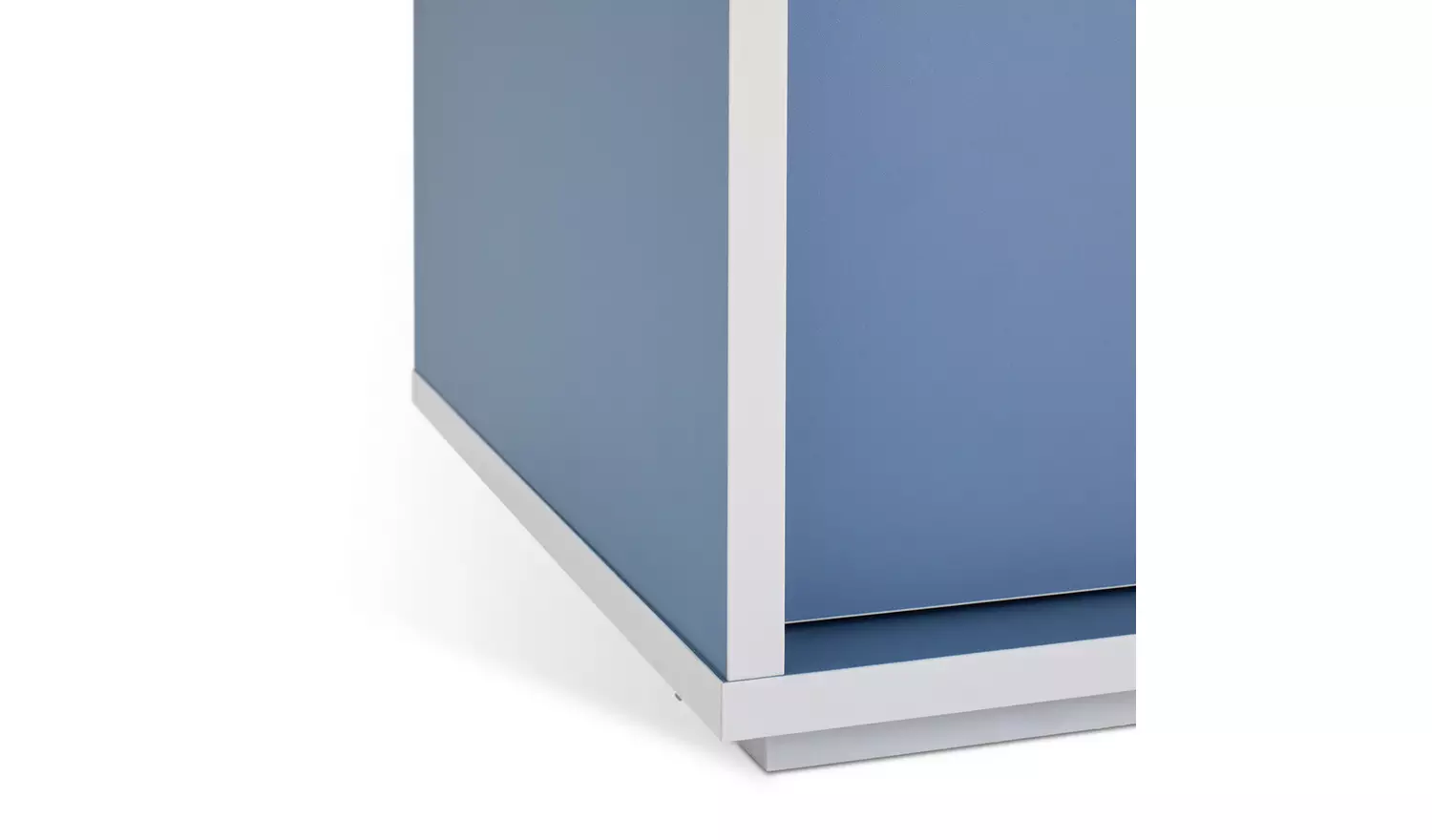 Habitat Edale 2 Drawer Bedside Table - Blue