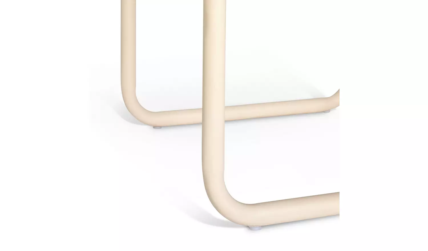 Habitat Leigh Metal Bedside Table - White