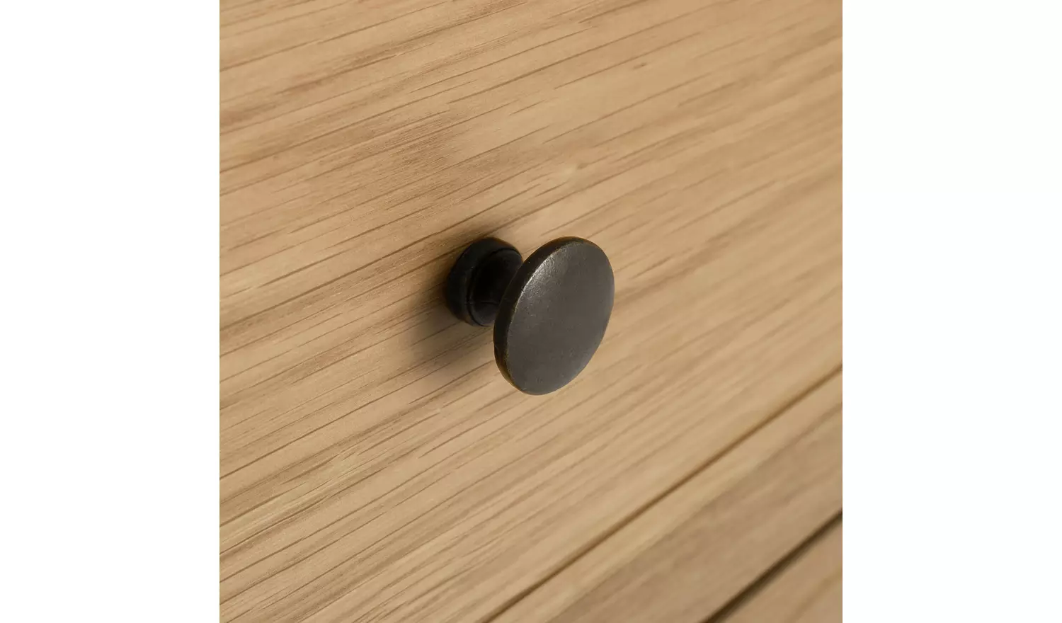 Habitat Finchley 3 Drawer Bedside Table - Oak