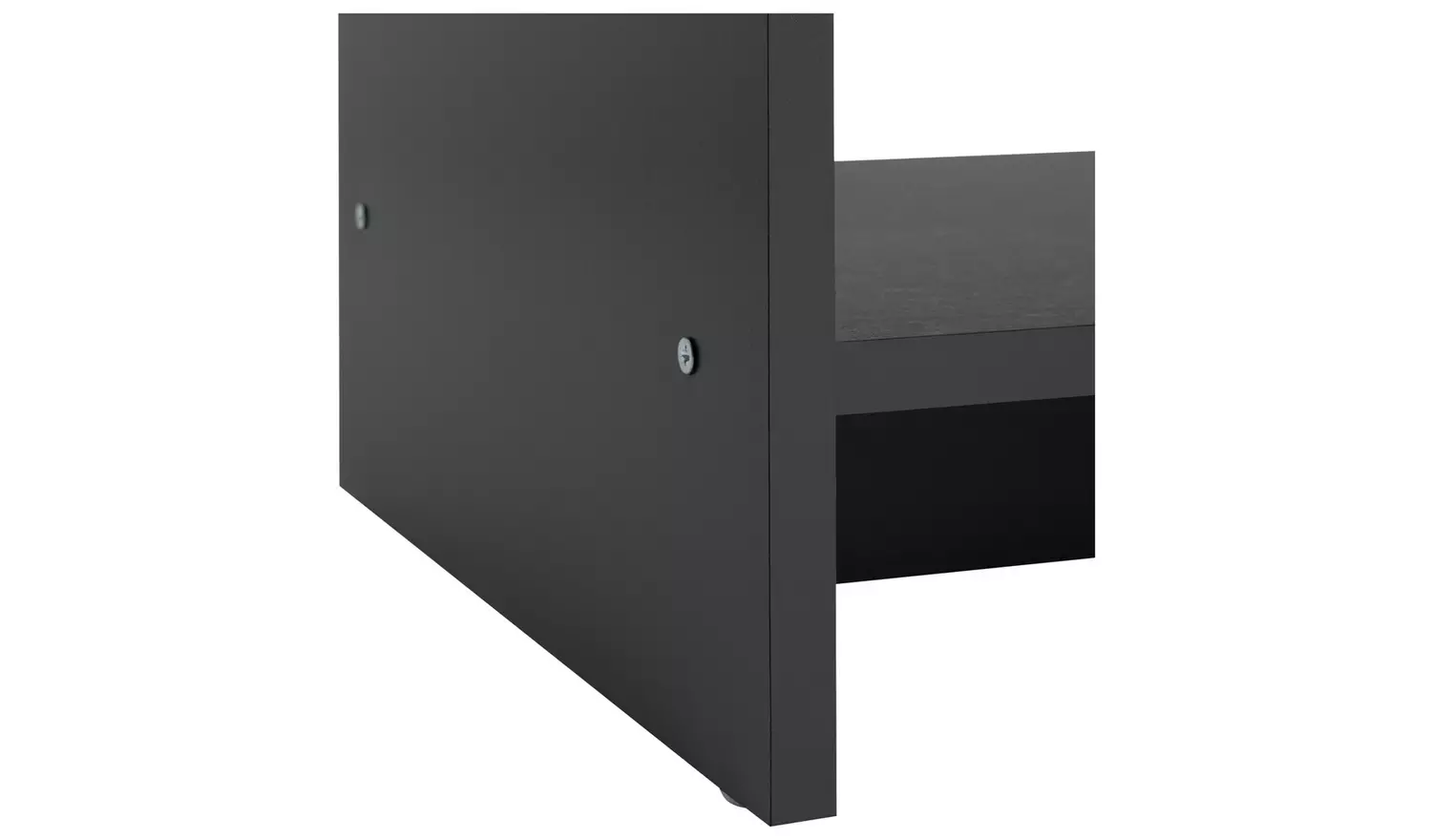 Argos Home Seville 1 Drawer Bedside Table - Anthracite