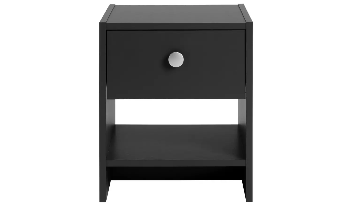 Argos Home Seville 1 Drawer Bedside Table - Anthracite