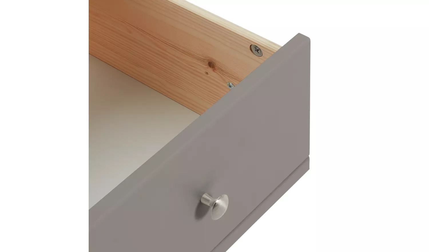 Habitat Brooklyn 2 Drawer Bedside Table - Grey