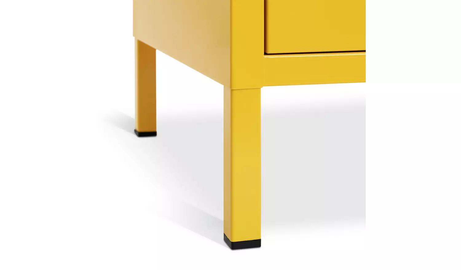 Habitat Stevie 1 Door Bedside Table - Mustard