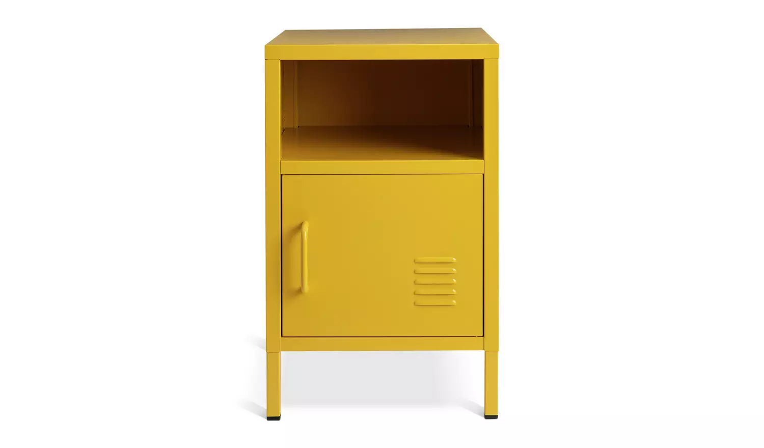 Habitat Stevie 1 Door Bedside Table - Mustard