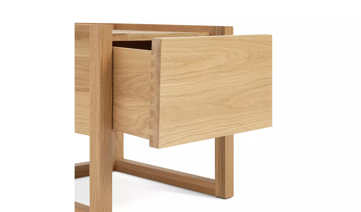 Habitat 60 Hana 1 Drawer Set of 2 Bedside Table- Oak