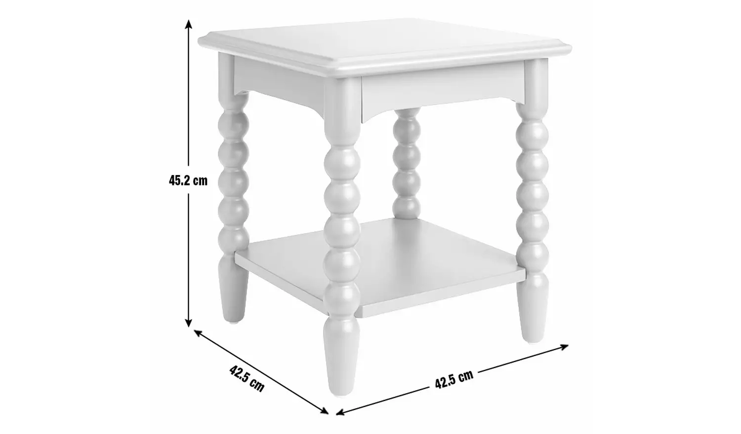 Habitat Blaire Bedside Table - Red