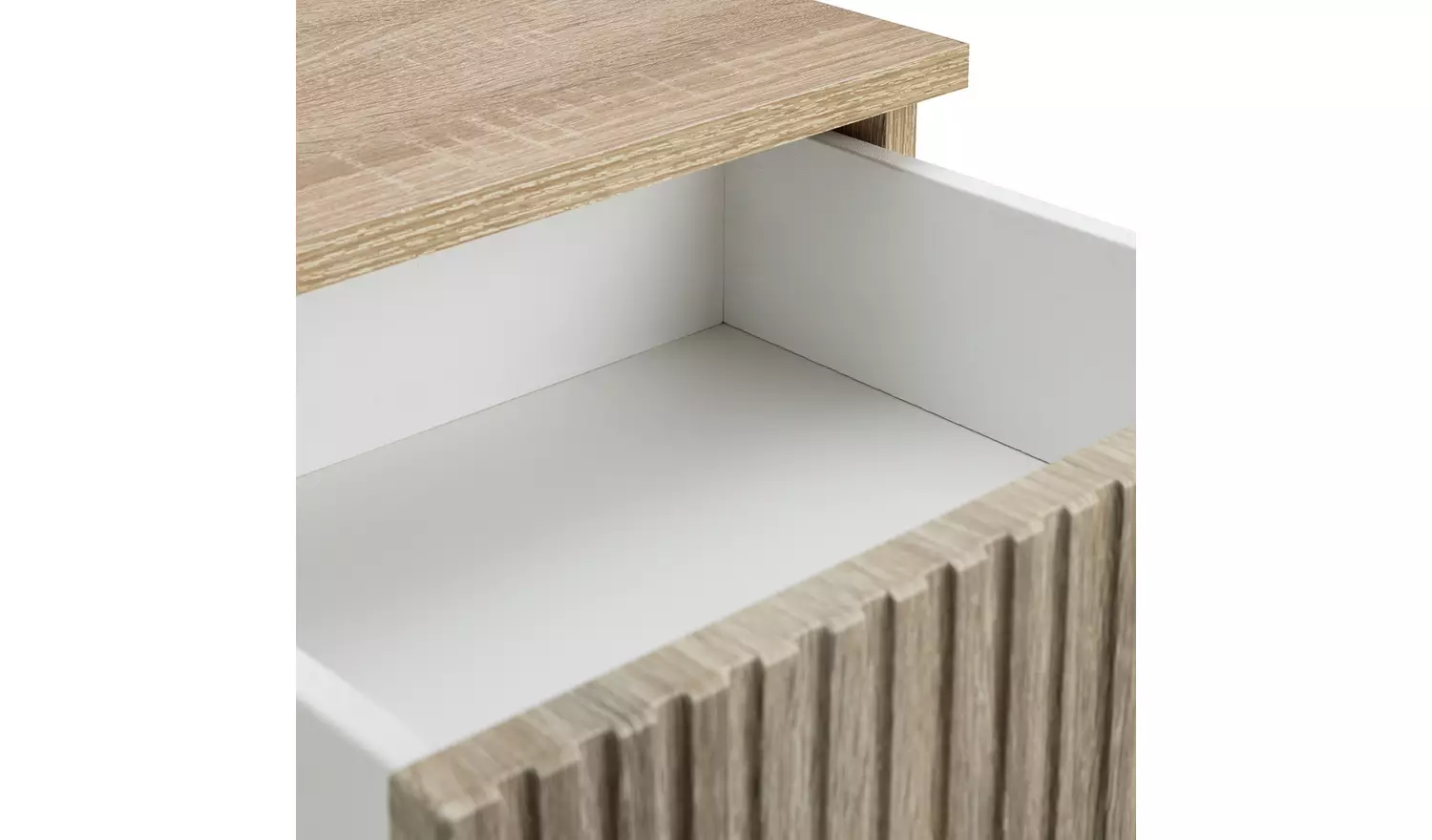 Habitat Digby 1 Drawer Bedside Table - Oak