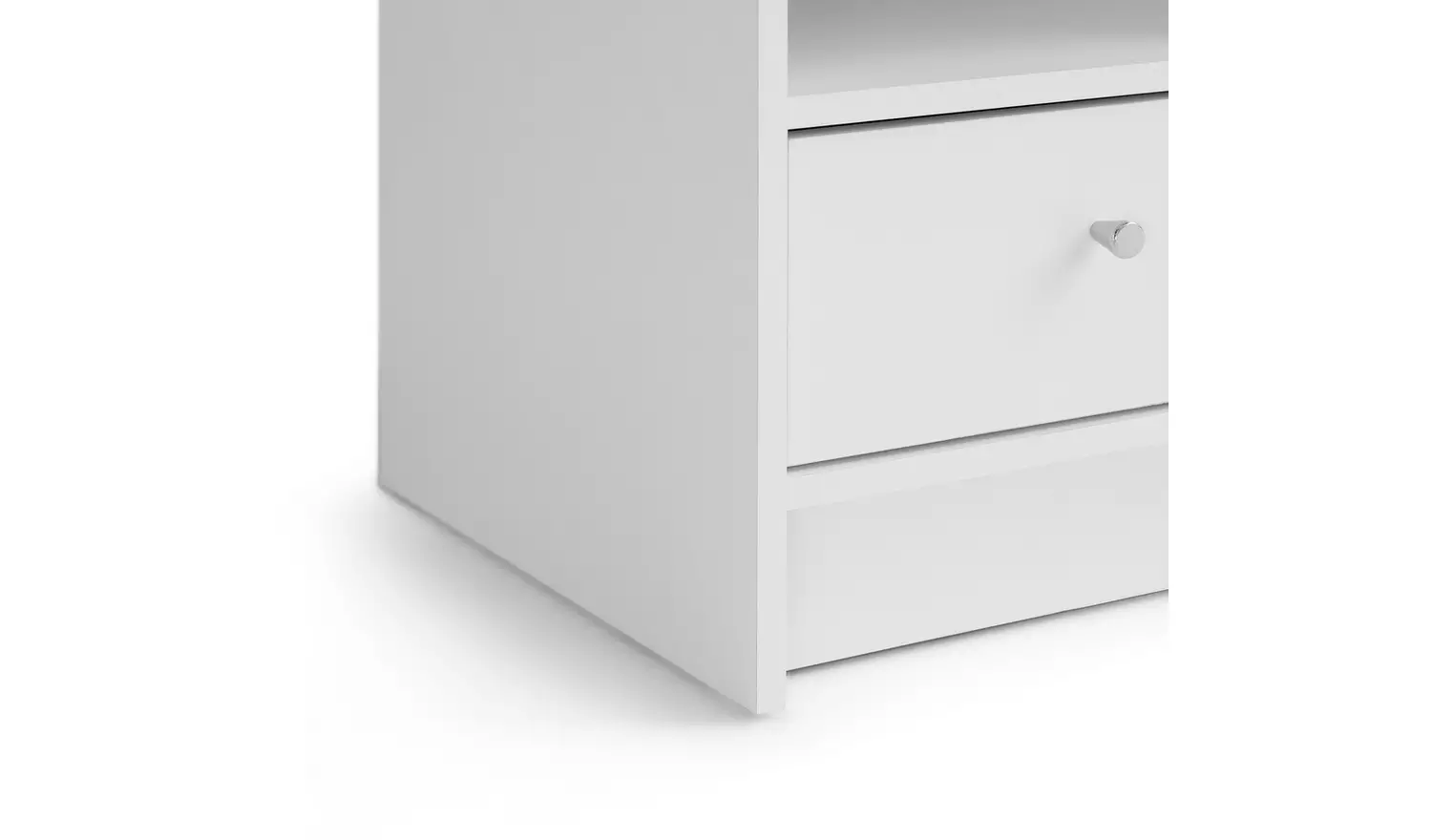 Argos Home Malibu 1 Drawer Bedside Table - White