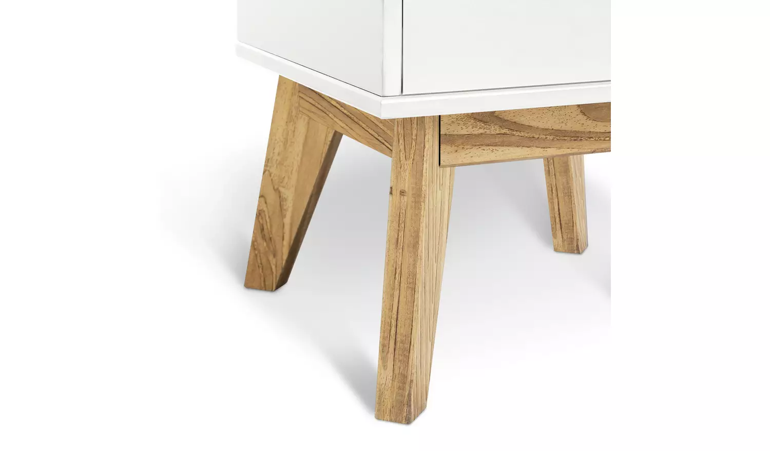 Habitat Pimlico 2 Drawer Bedside Table - White