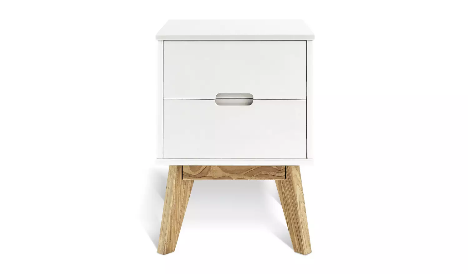 Habitat Pimlico 2 Drawer Bedside Table - White