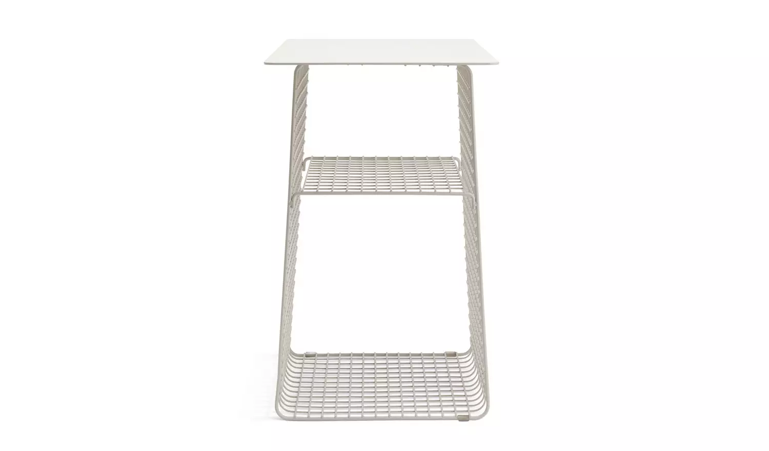 Habitat Cal Metal Bedside Table - Grey