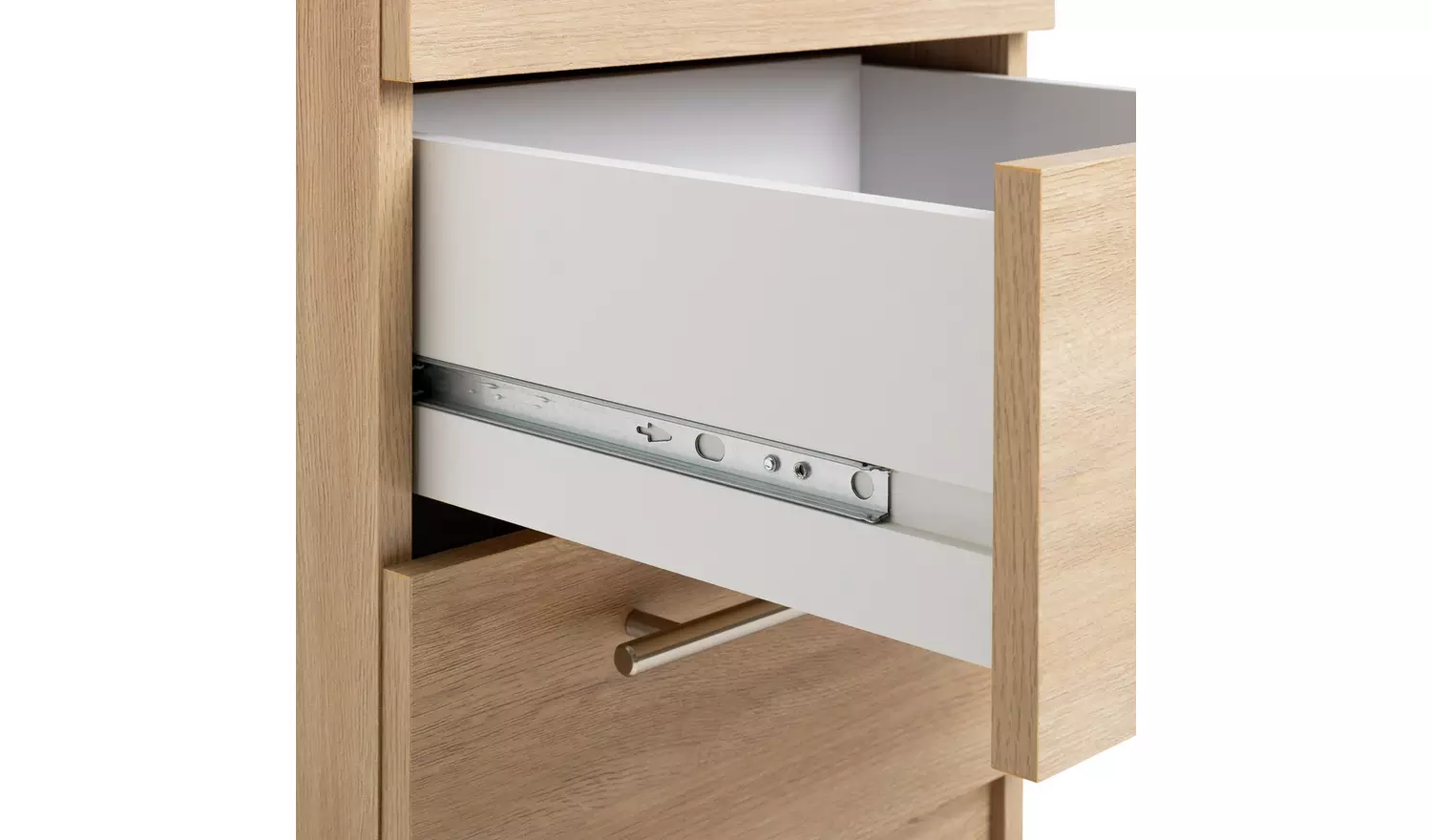 Argos Home Brisbane 3 Drawer Bedside - Oak