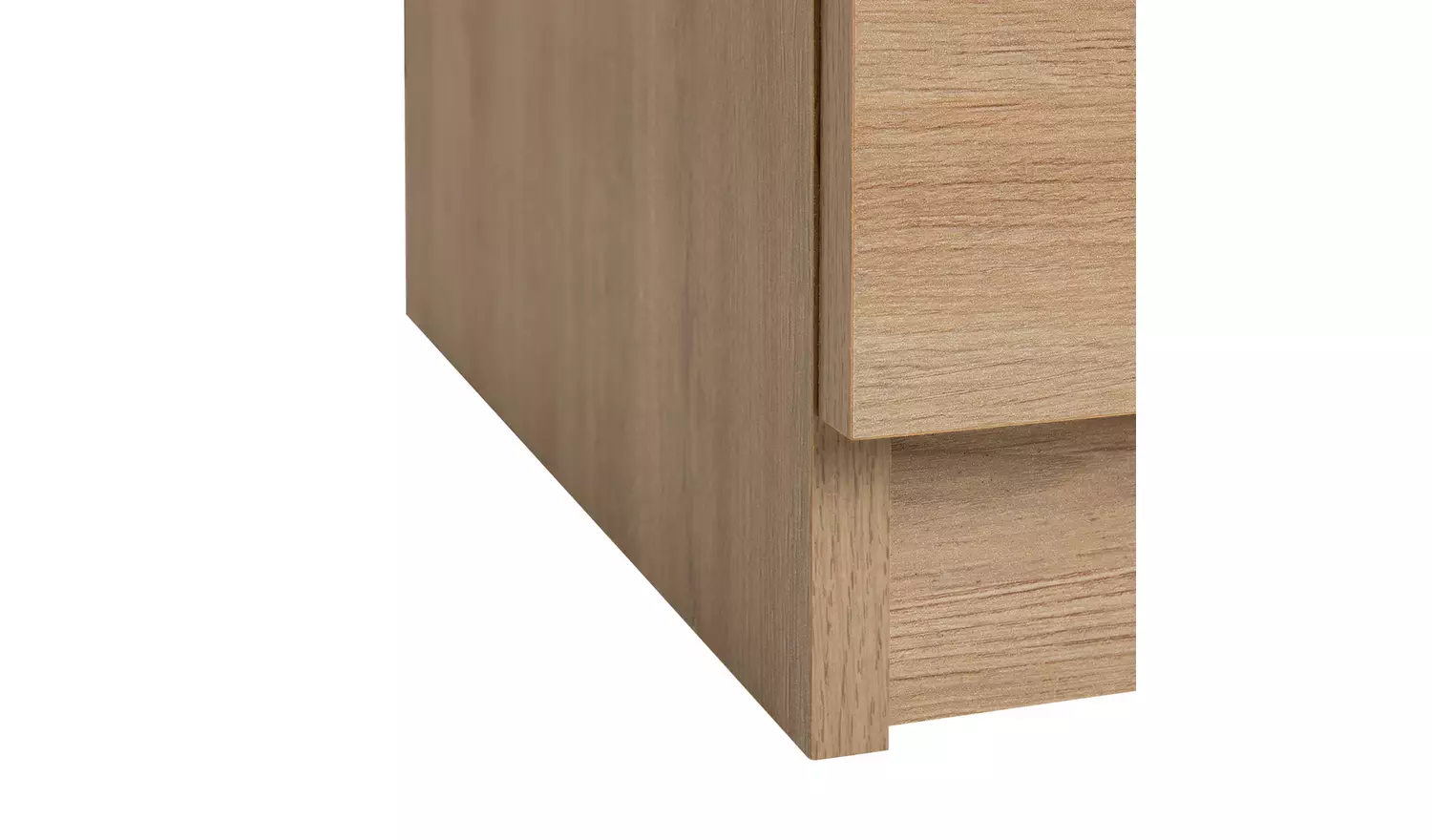 Argos Home Brisbane 3 Drawer Bedside - Oak