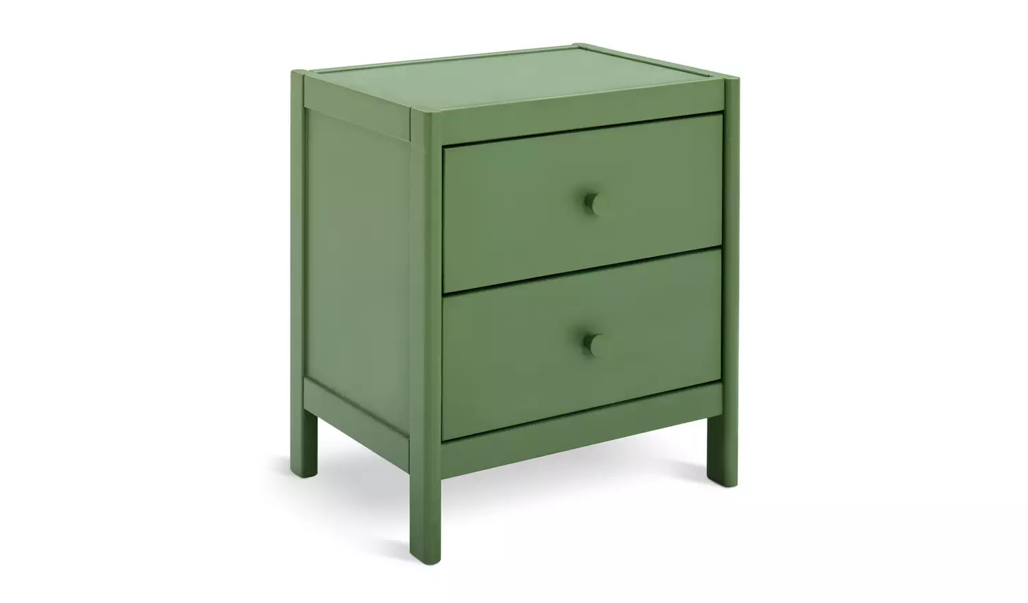 Habitat Bronte 2 Drawer Bedside Table - Green