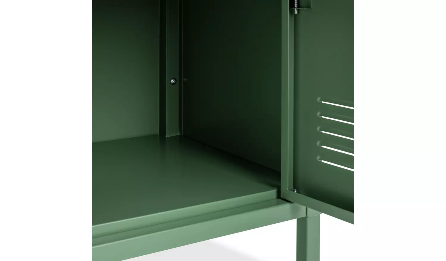 Habitat Stevie 1 Door Bedside Table - Green