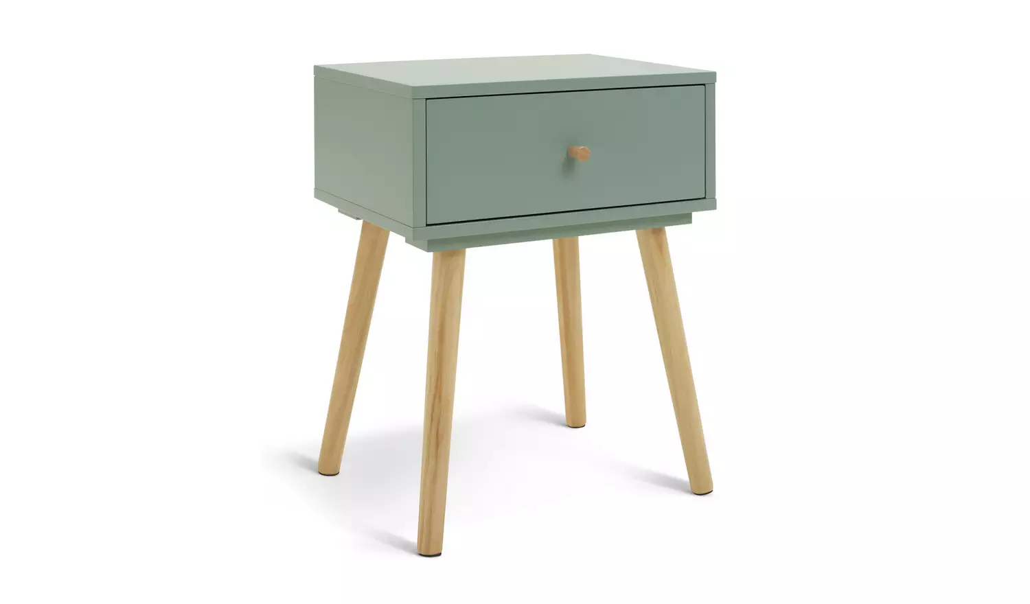 Habitat Otto 1 Drawer Bedside Table - Green