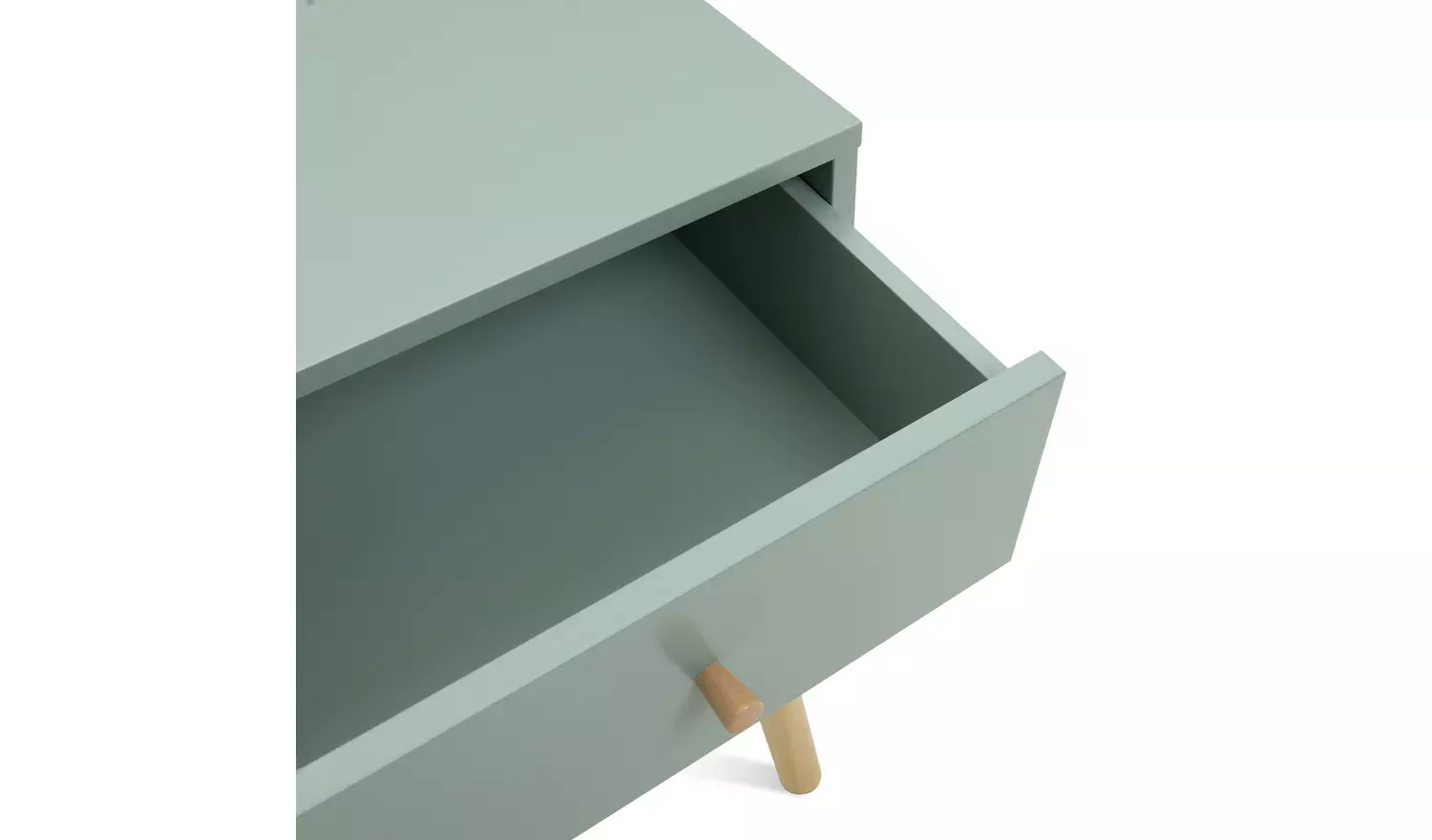 Habitat Otto 1 Drawer Bedside Table - Green