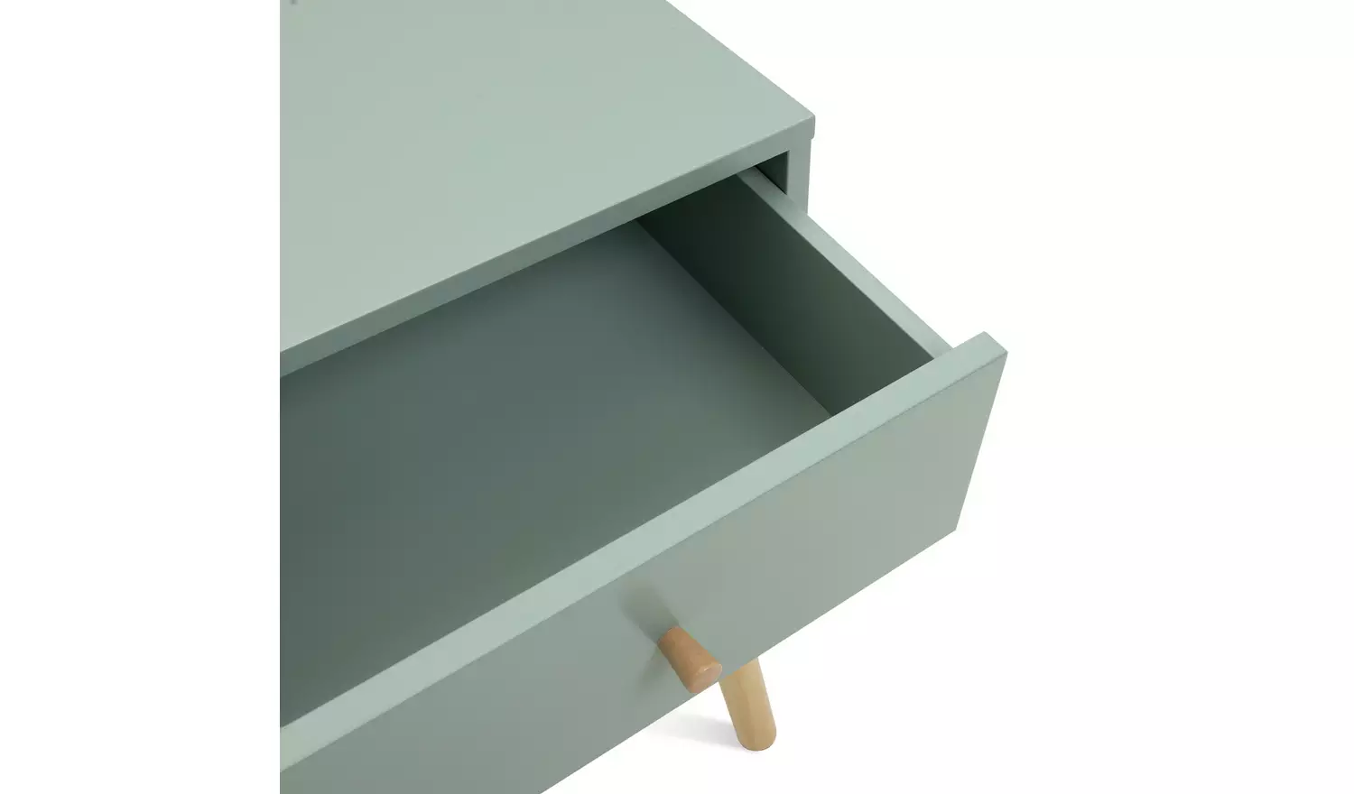 Habitat Otto 1 Drawer Bedside Table - Green