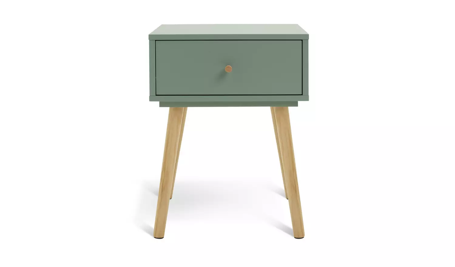 Habitat Otto 1 Drawer Bedside Table - Green