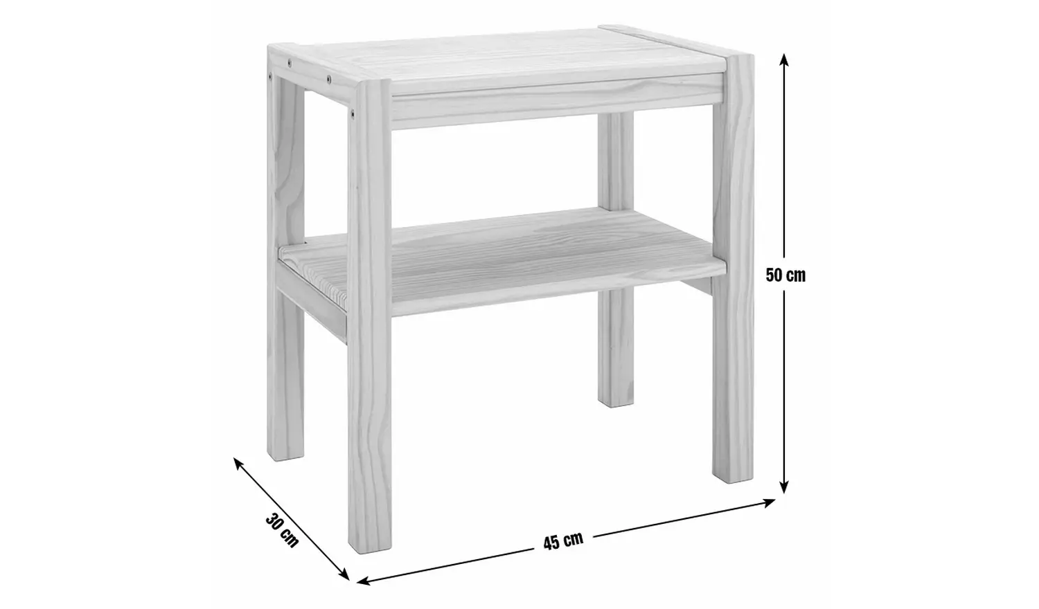 Argos Home Karee Bedside Table - Pine