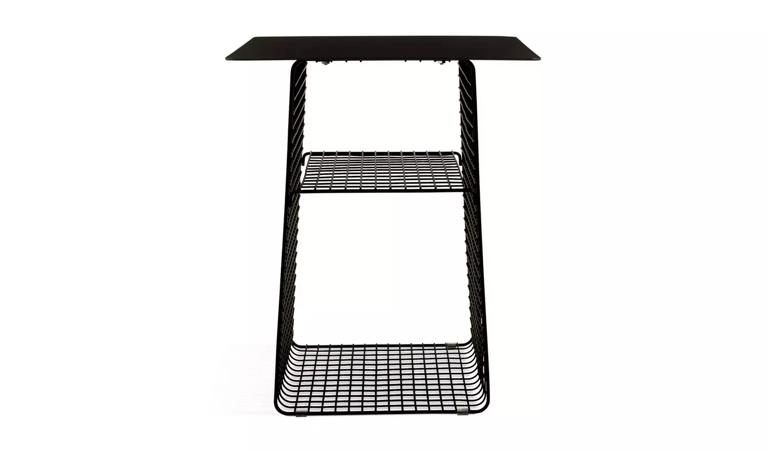 Habitat Cal Metal Bedside Table - Black