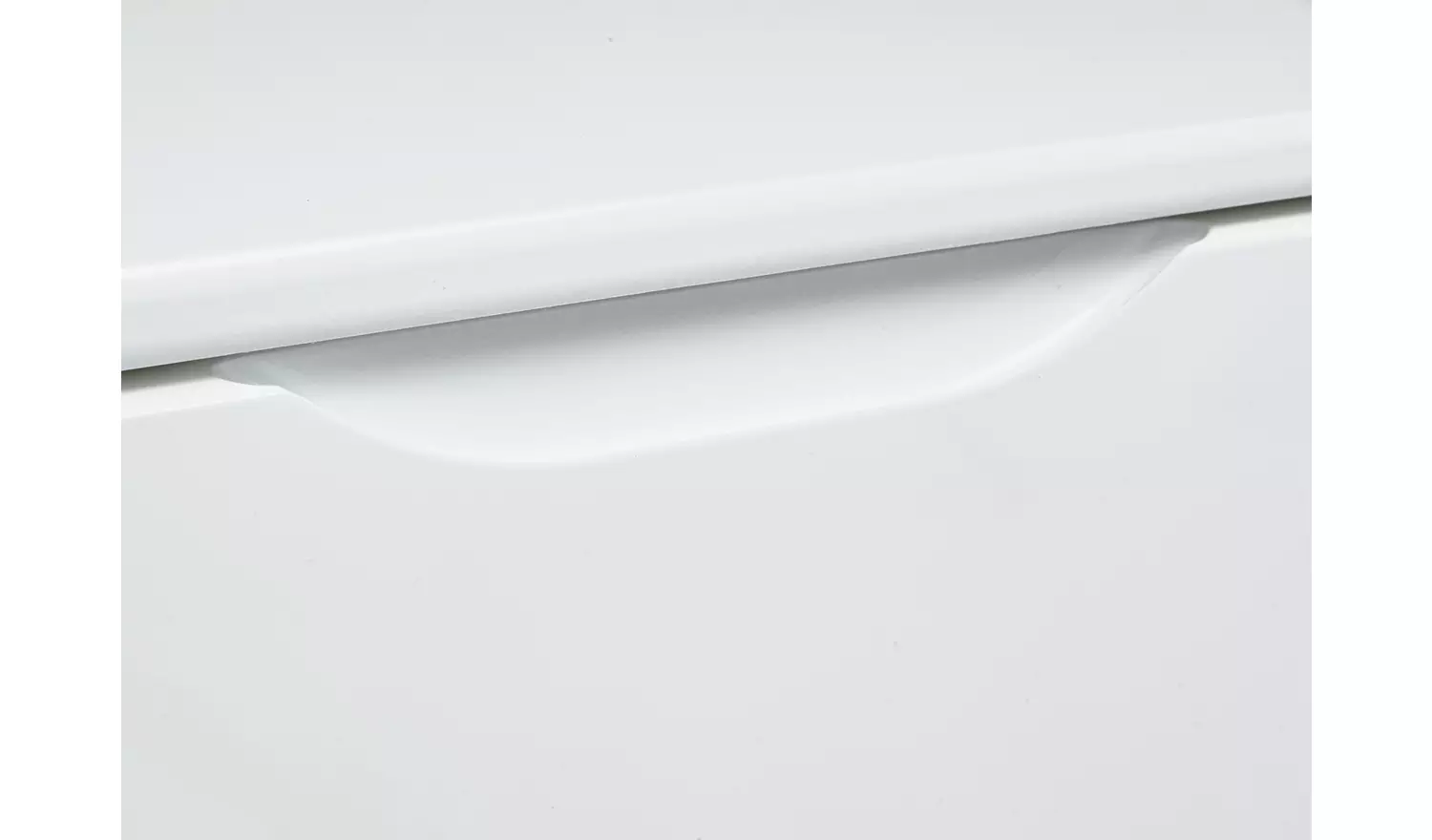 Legato 3 Drawer Bedside Table - White Gloss