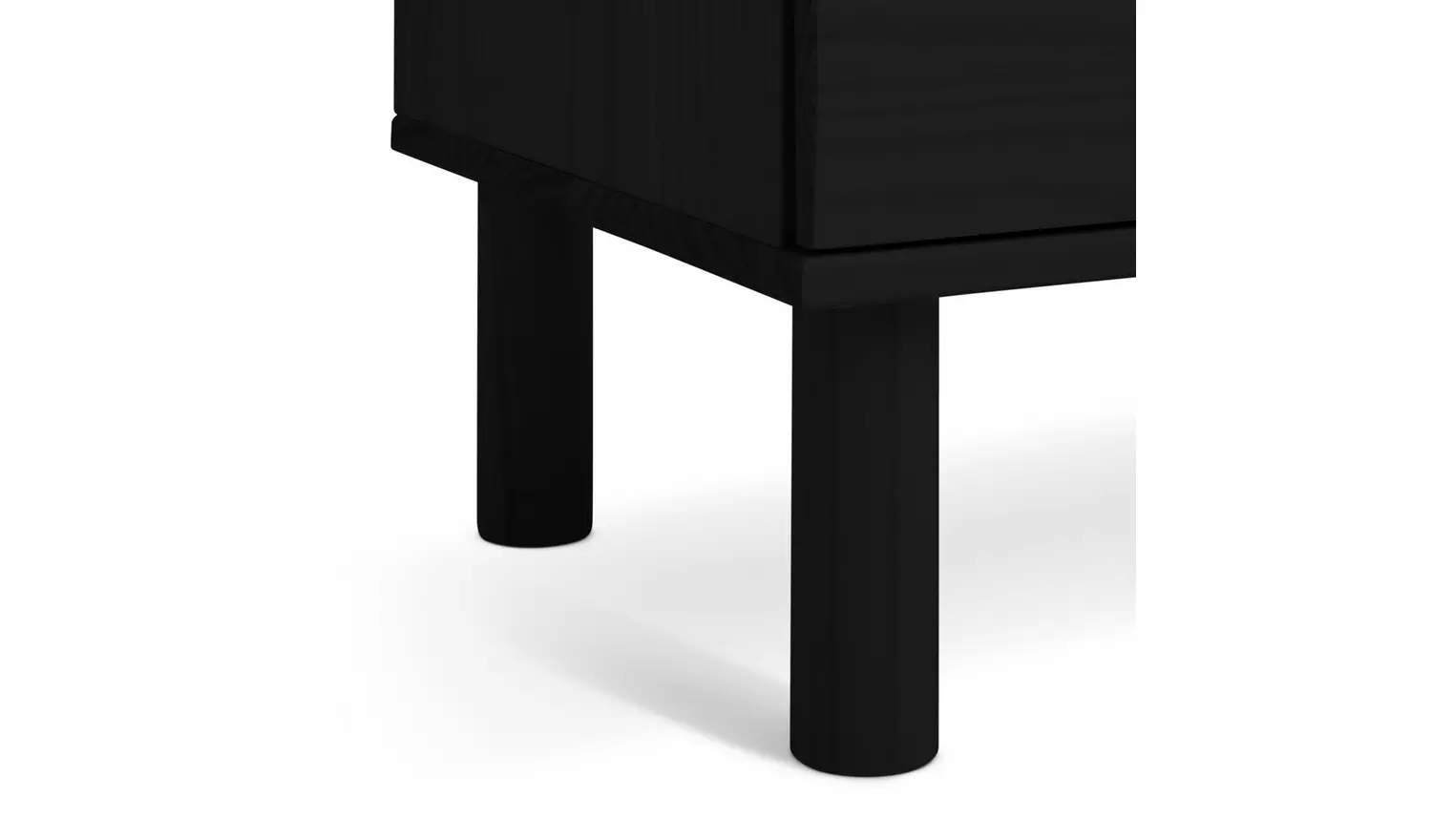 Habitat Akio 1 Drawer Bedside Table - Black