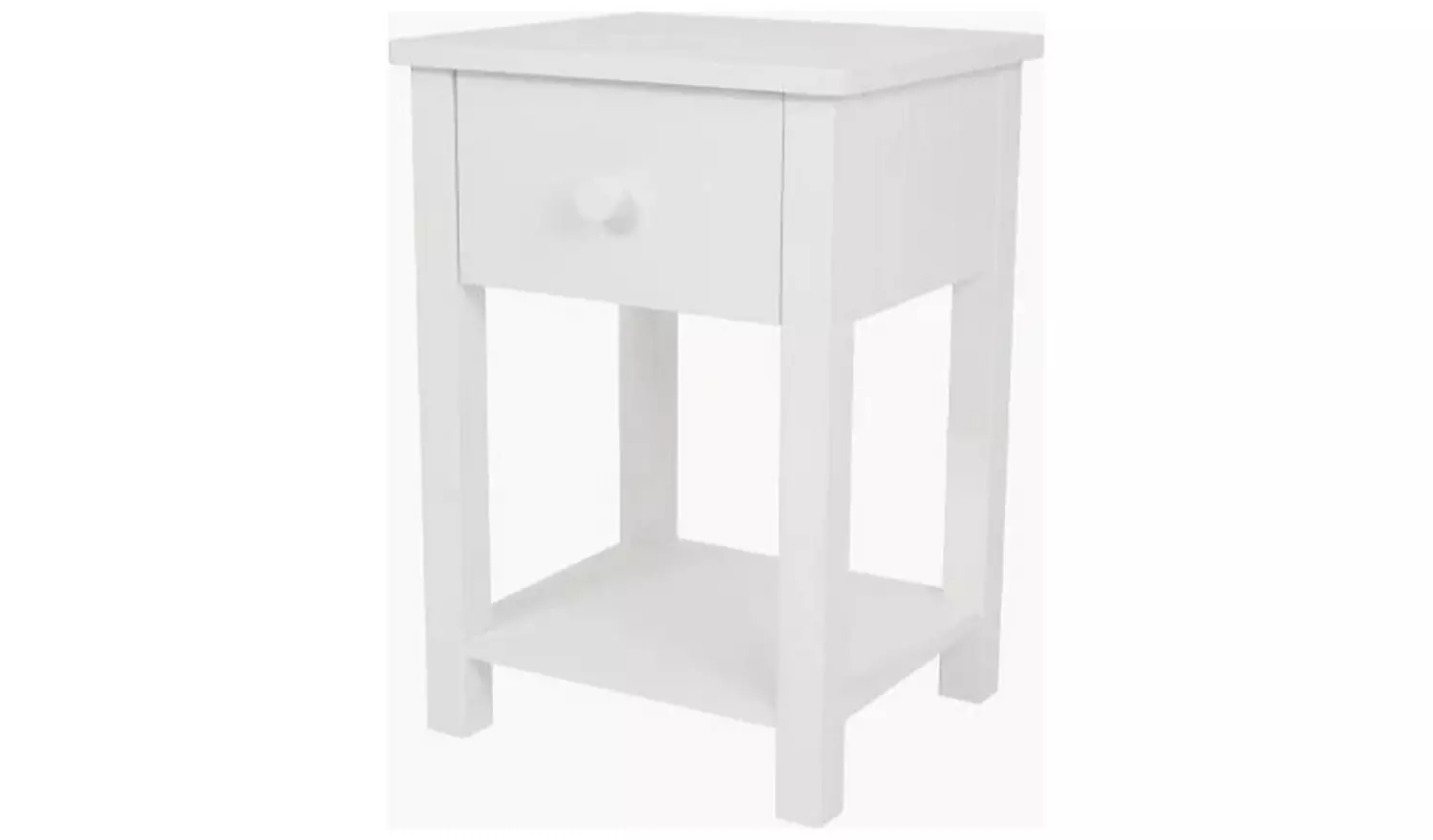 Great Little Trading Company Lulworth Bedside Table - White