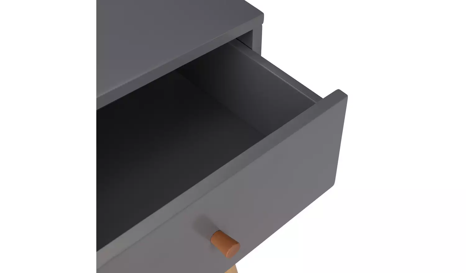 Habitat Otto 1 Drawer Bedside Table - Grey