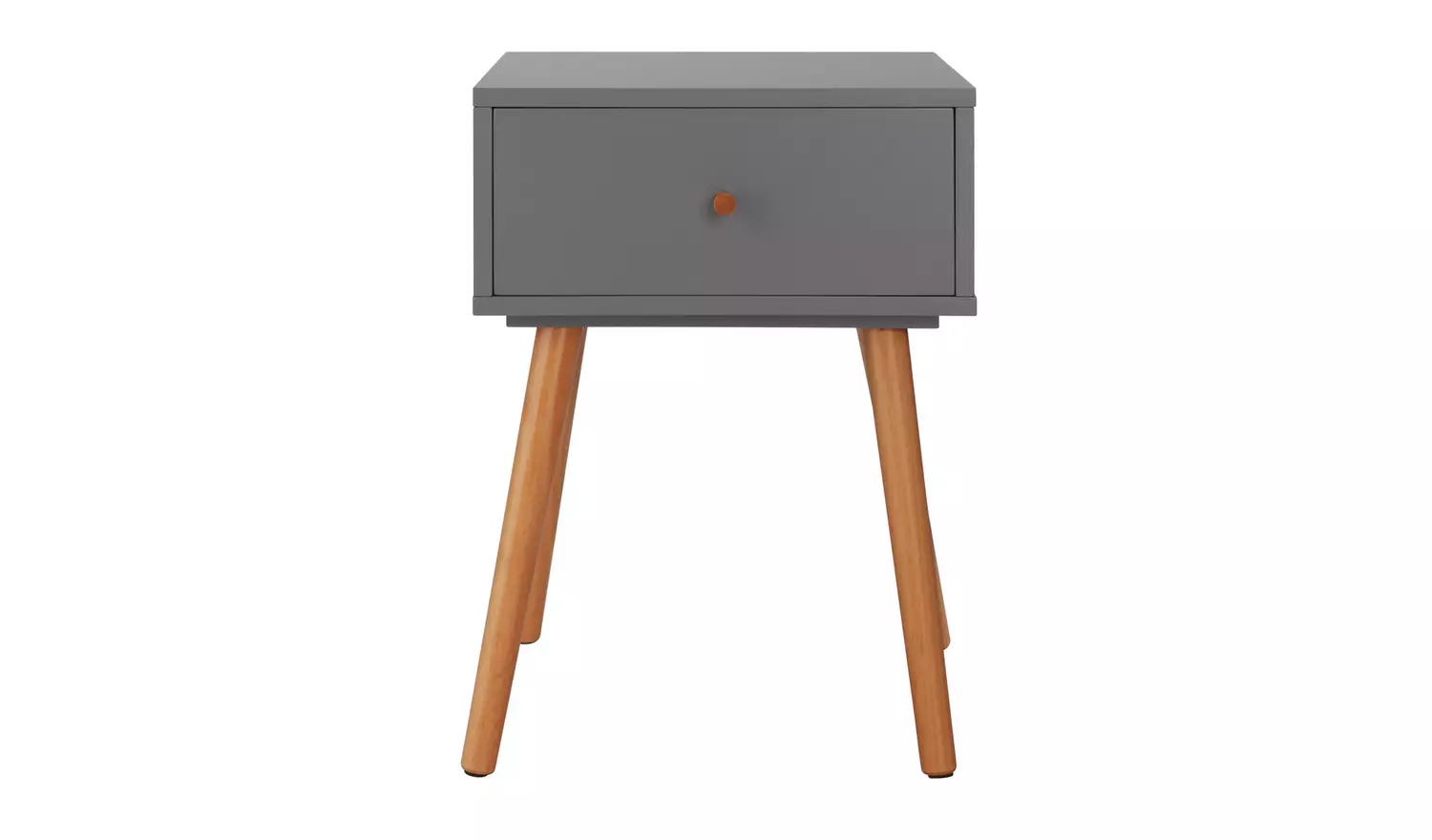 Habitat Otto 1 Drawer Bedside Table - Grey