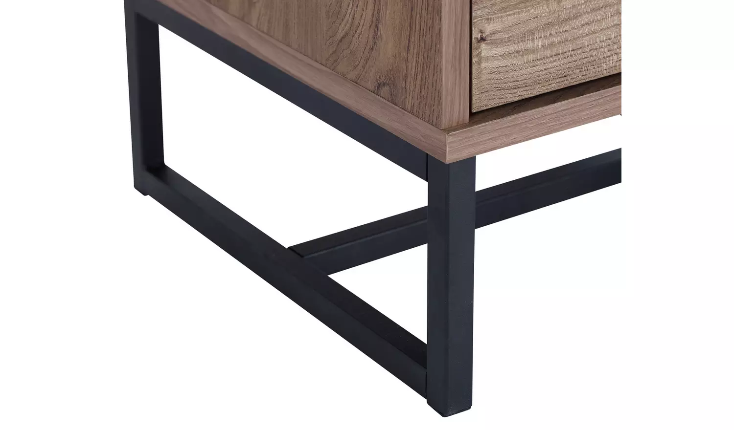 Habitat Nomad 1 Drawer Bedside Table - Oak Effect