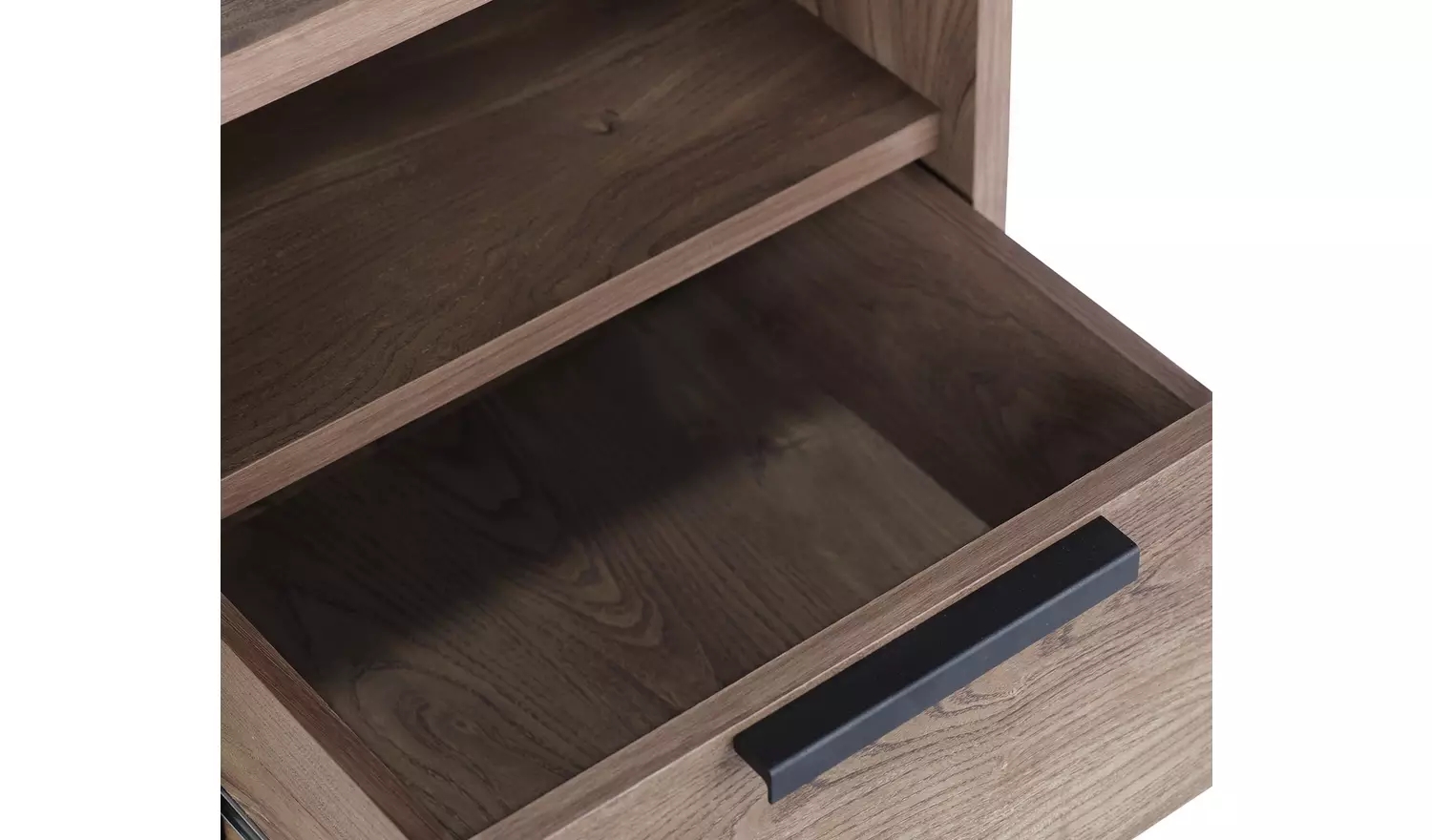 Habitat Nomad 1 Drawer Bedside Table - Oak Effect