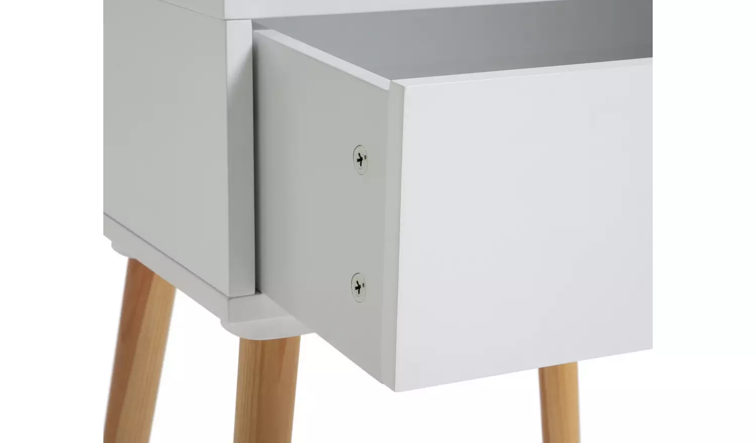 Habitat Otto 1 Drawer Bedside Table - White