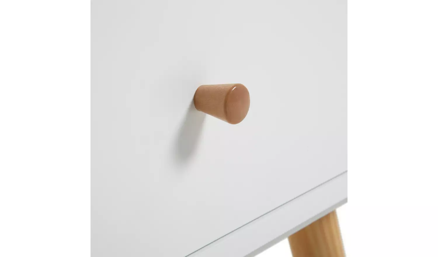 Habitat Otto 1 Drawer Bedside Table - White