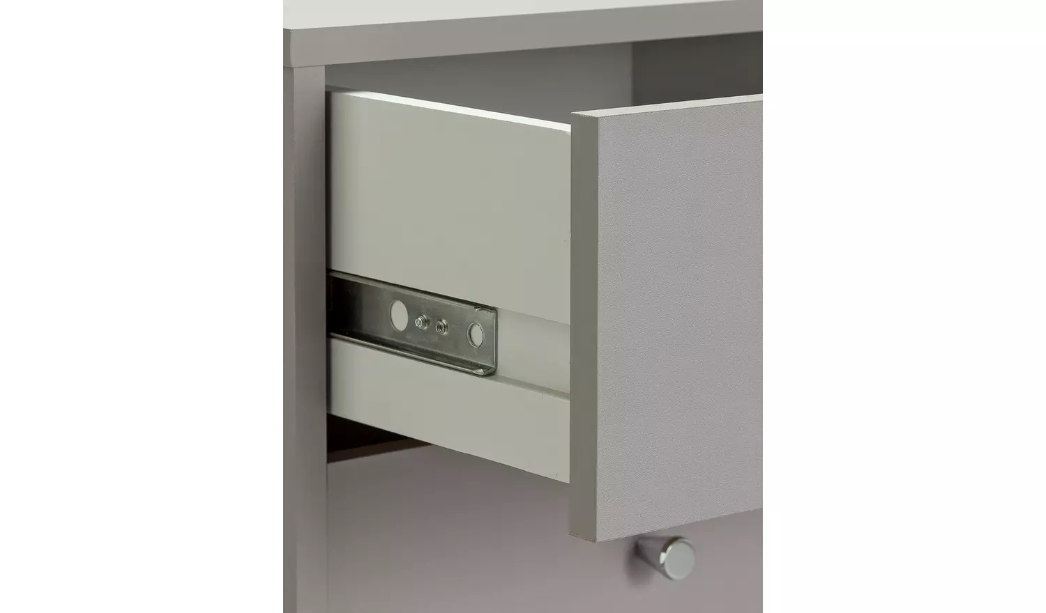 Argos Home Malibu 3 Drawer Bedside Table - Grey