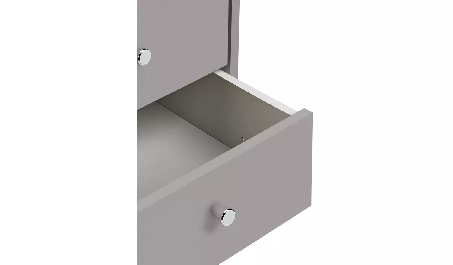 Argos Home Malibu 3 Drawer Bedside Table - Grey