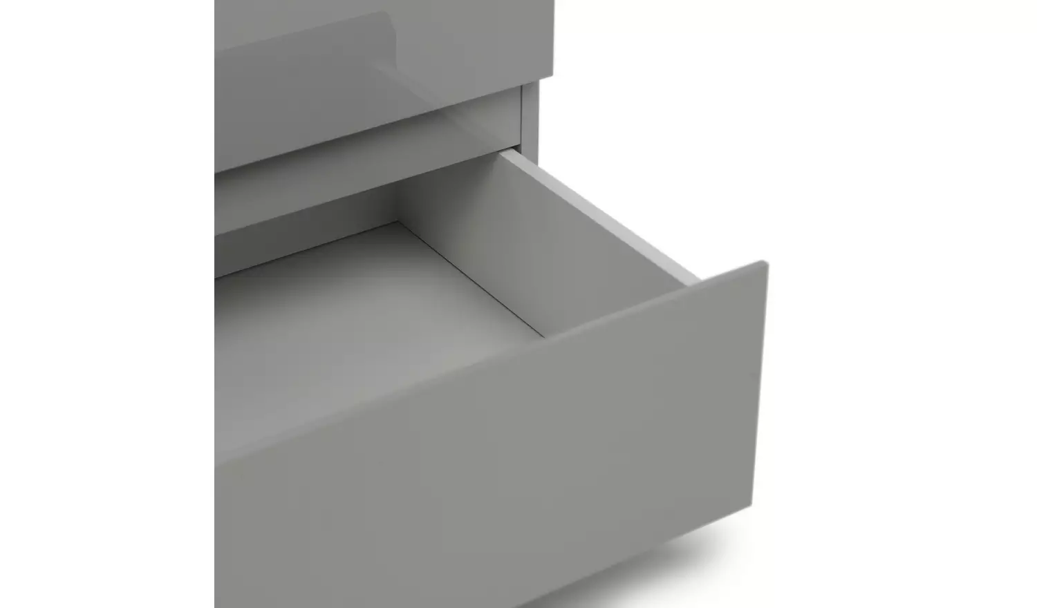 Argos Home Jenson Set of 2 Drawer Bedside Table - Grey Gloss