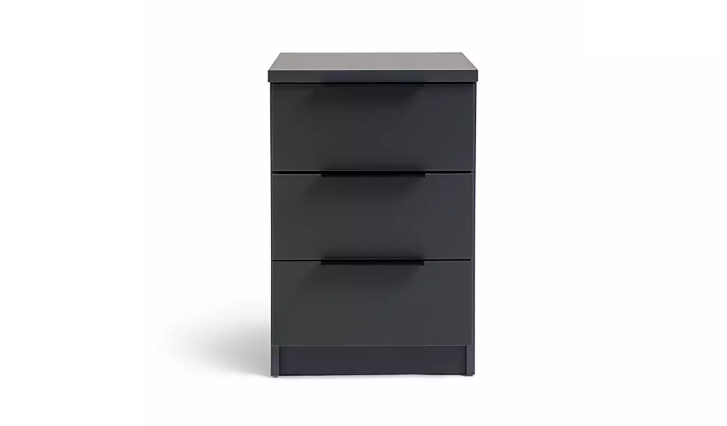 Argos Home Hallingford 3 Drawer Bedside Table - Anthracite