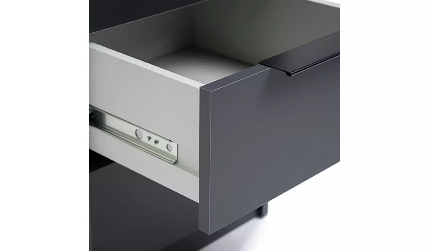 Argos Home Hallingford 3 Drawer Bedside Table - Anthracite