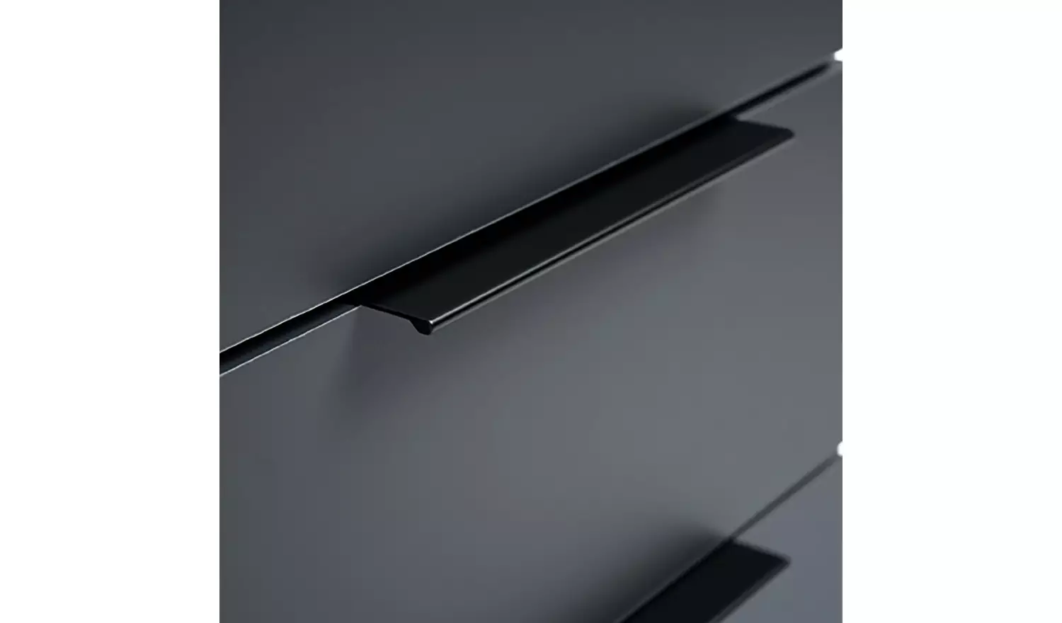 Argos Home Hallingford 3 Drawer Bedside Table - Anthracite