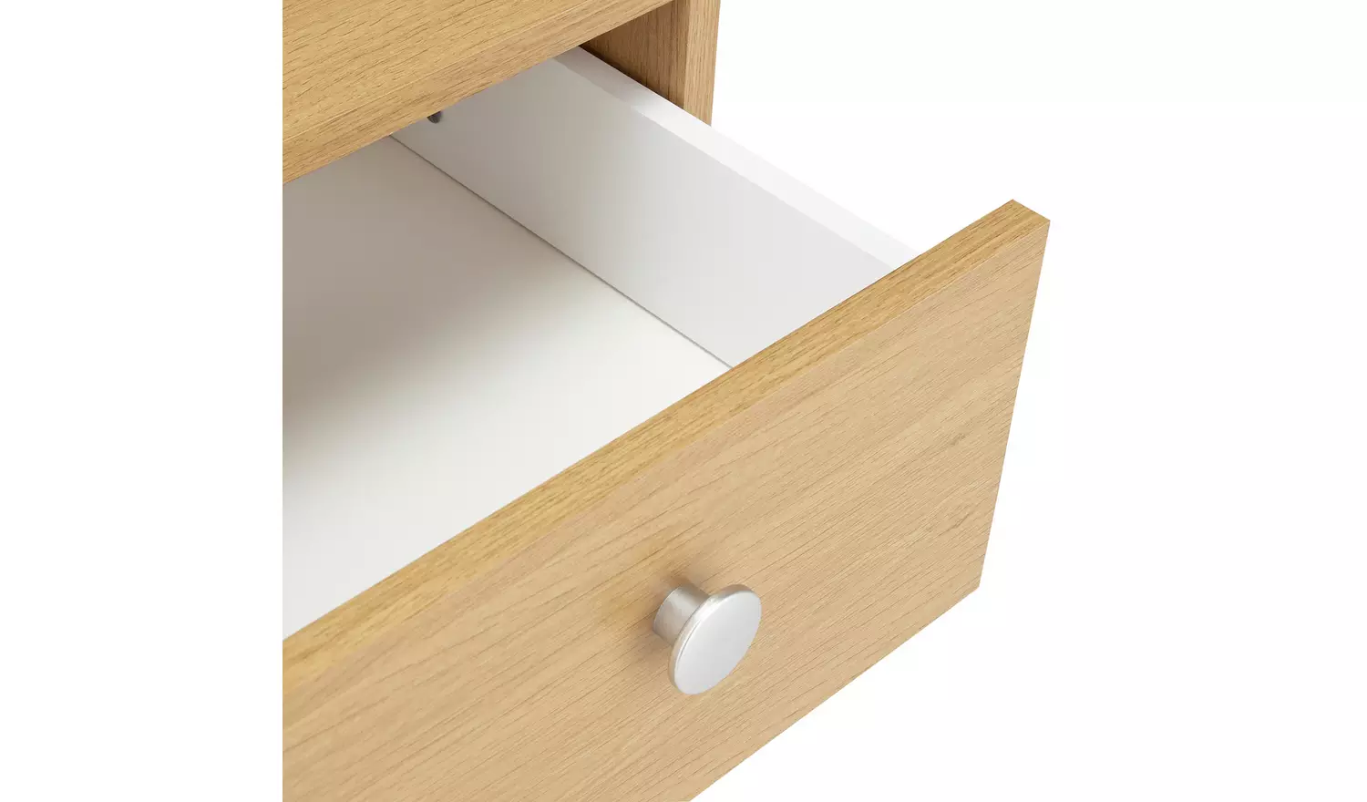 Argos Home Seville Beside Table - Oak Effect