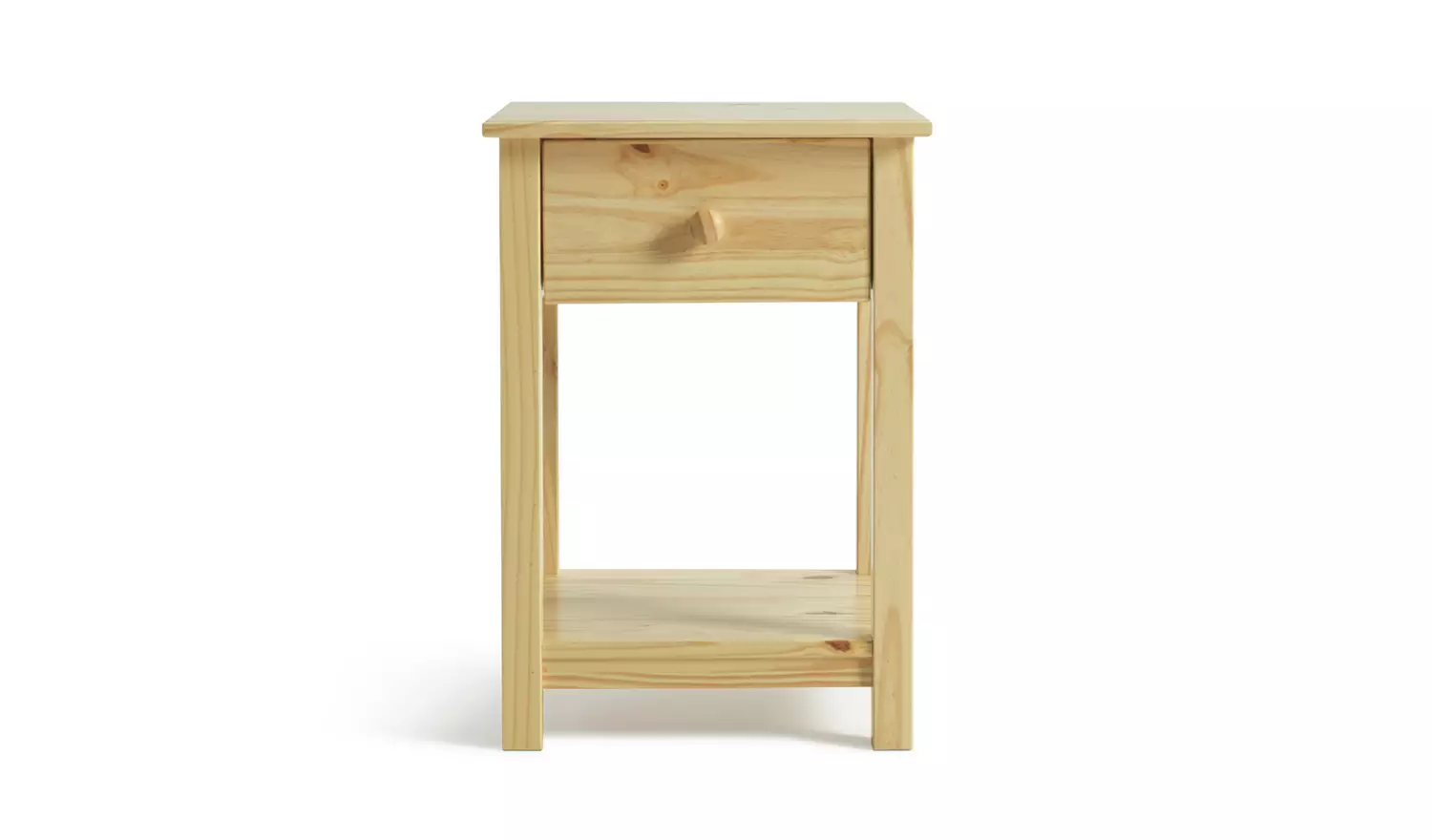 Argos Home Scandinavia 1 Drawer Bedside Table - Pine