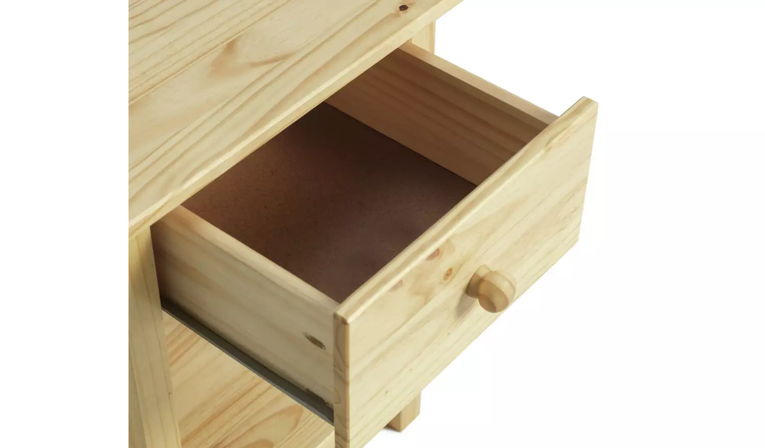 Argos Home Scandinavia 1 Drawer Bedside Table - Pine