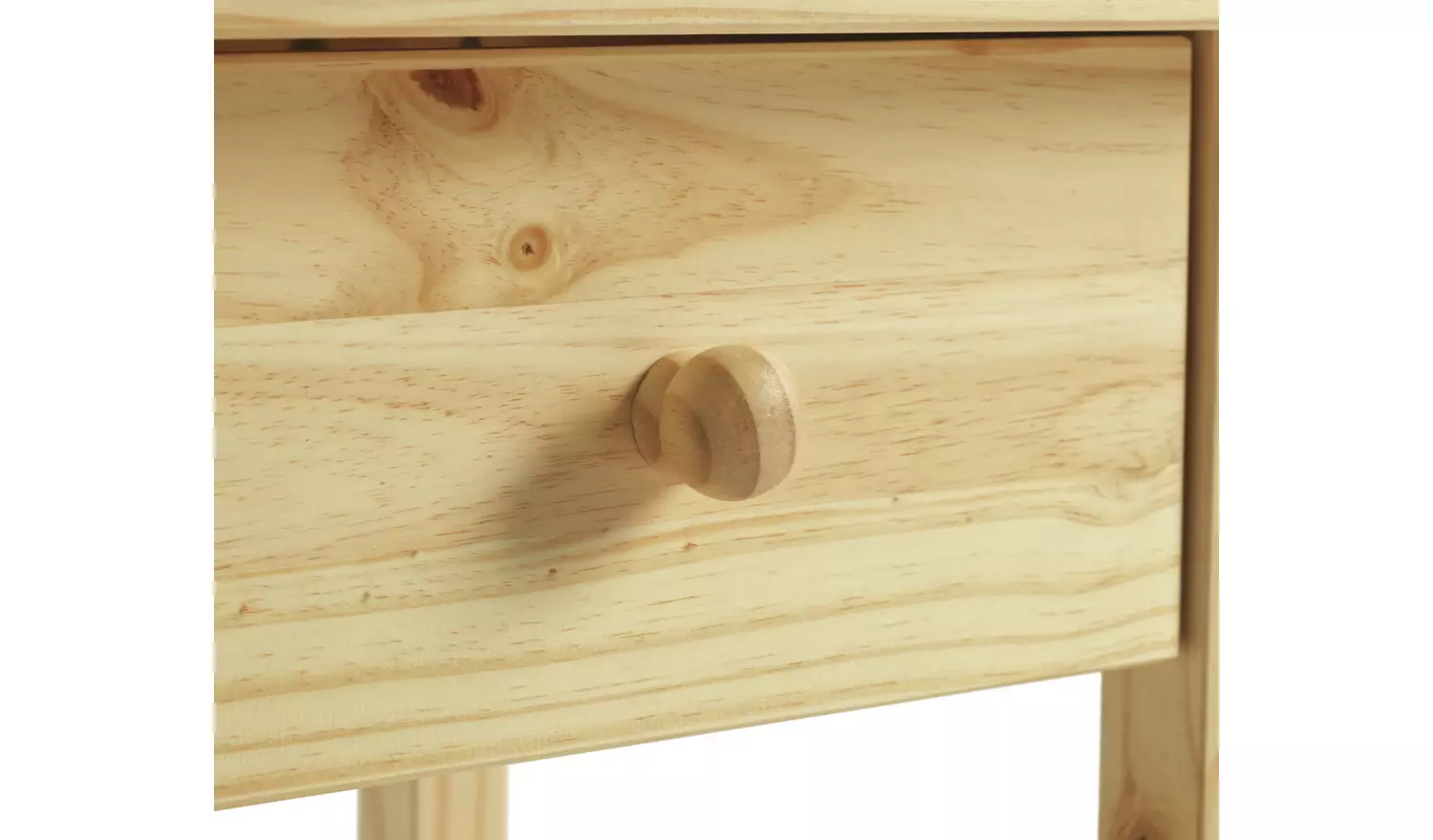 Argos Home Scandinavia 1 Drawer Bedside Table - Pine