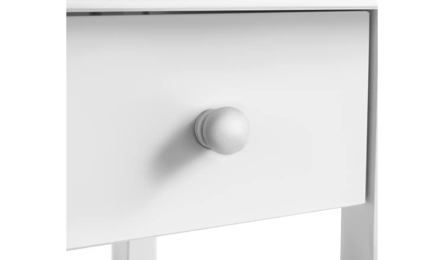 Argos Home Scandinavia 1 Drawer Bedside Table - White