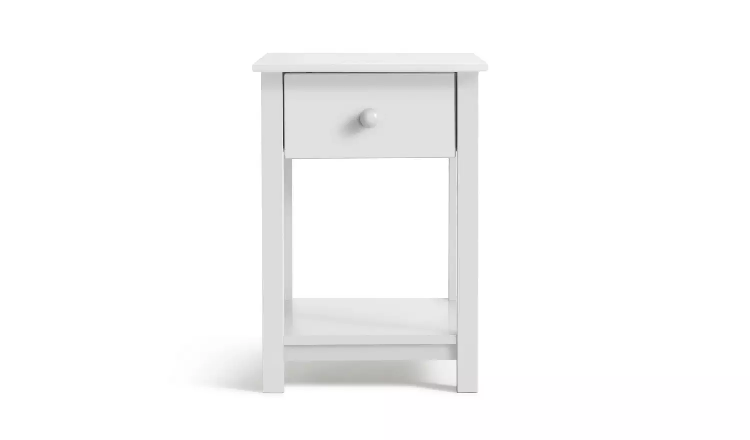 Argos Home Scandinavia 1 Drawer Bedside Table - White