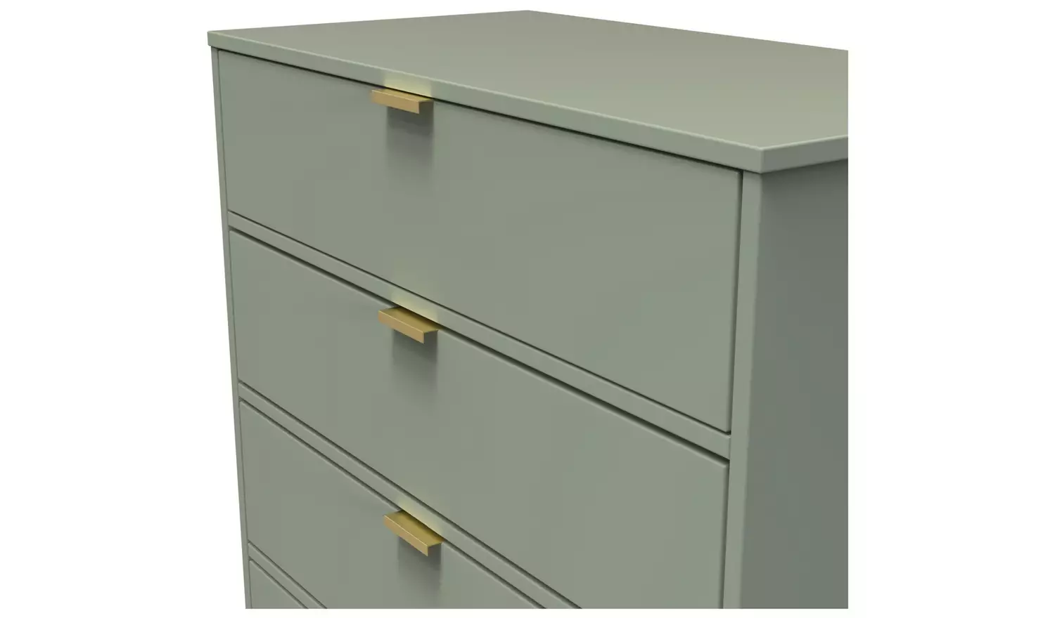Livara Messina 4 Drawer Chest - Green