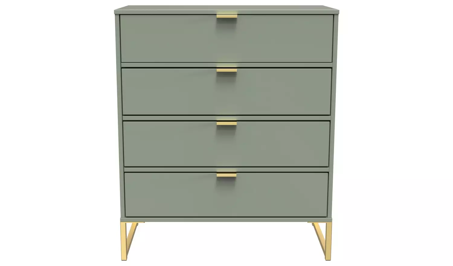 Livara Messina 4 Drawer Chest - Green