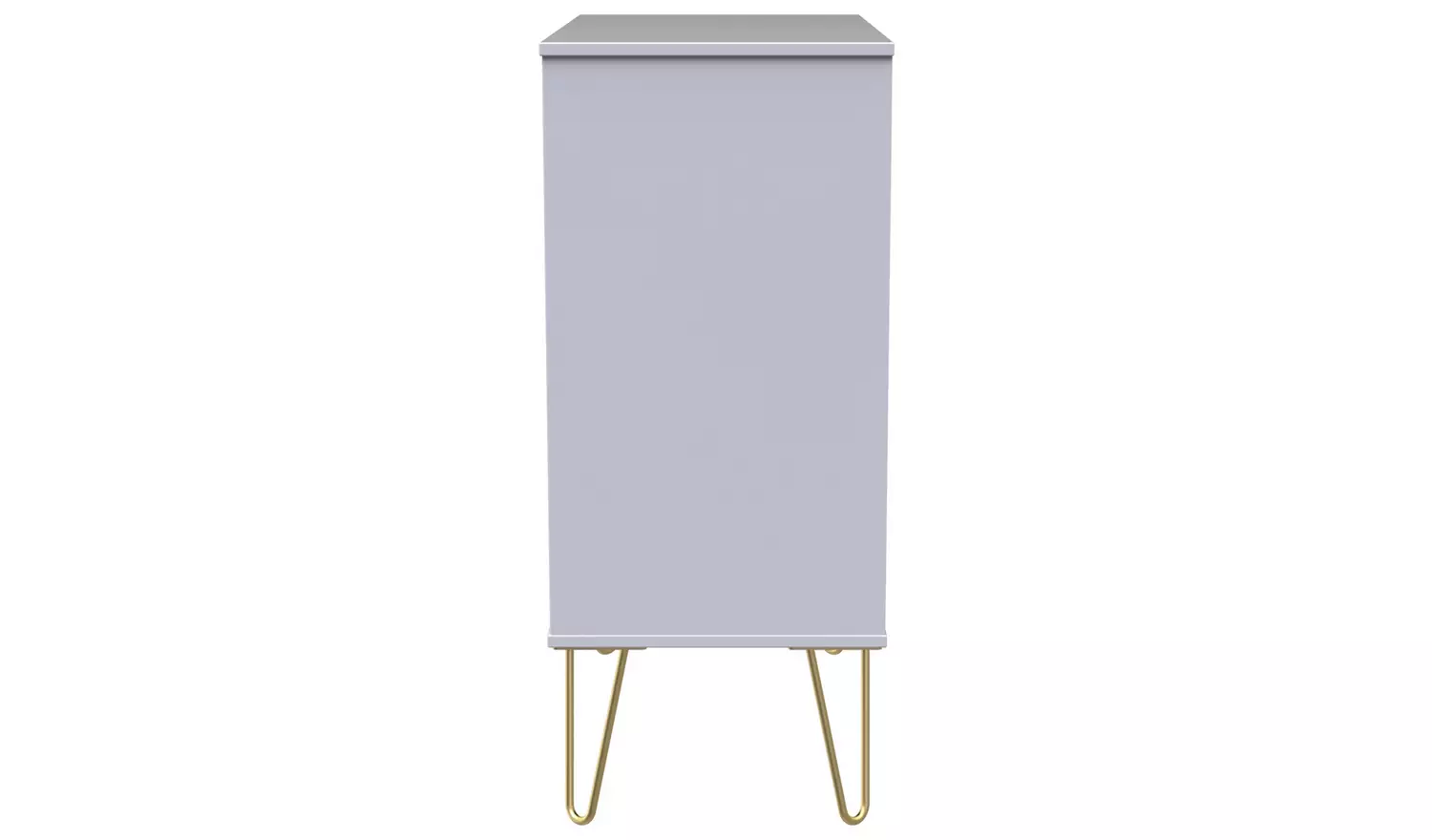 Livara Shimmer 4 Drawer Chest - White